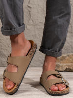Zapatillas De Hombre Moda Impermeables Antideslizantes Con Suela Gruesa Resistente Al Desgaste Para Uso Doméstico Y Exterior Casual - details 1