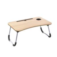Mesa Ordenador Plegable Color Madera 60 x 40x 26cm Mesa para Portatil Cama, Mesa Ordenador Ranura para Taza, Soporte para Tablet, Mesa para Cama, Sofa, Suelo 29267 - details 0