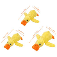 Juguete De Peluche Para Perros Calmante Con Pato De Terciopelo Masticable Y Resistente Al Masticar Para Pequeños Y Grandes Perros Suministros Para Mascotas - details 15