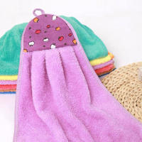 4pcs Algodón Coral Toallas De Mano Suaves Y Absorbentes Para Baño Y Cocina Toallas De Lavado Y Accesorios De Cocina Unisex - details 3