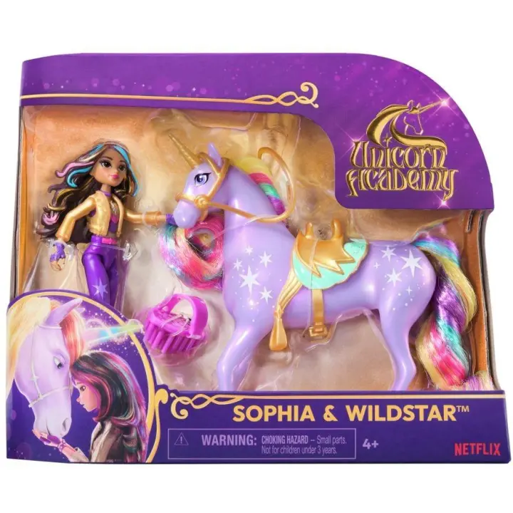 Muñeca Unicorn Academy Sophia y Wildstar (Spin Master 6066838) - 1