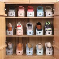 Organizador de zapatos, zapatero ajustable, soporte para zapatos que ahorra espacio, apilador de zapatos, organizador de zapatos, organizador de ranuras para zapatos para hombres, mujeres y familias, paquete de 8, 24 x 5 x 9,5 x 5,5 cm - details 2