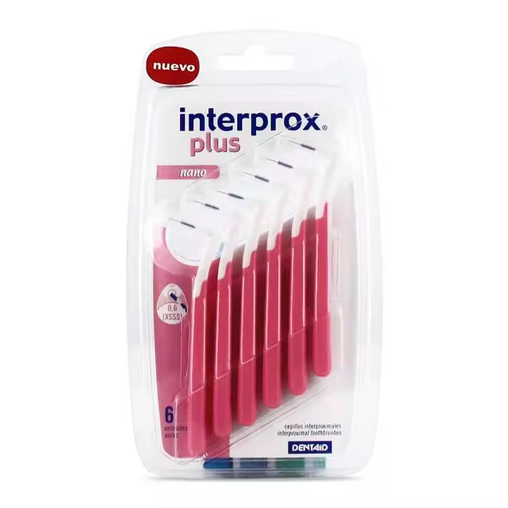 Dentaid Cepillo Interproximal Plus Nano 6u - Limpieza Eficaz y Protección Dental - 1