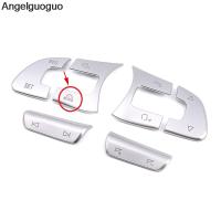 Cubierta De Botones Para Volante De Coche Para VW Volkswagen GOLF 7 MK7 Passat B8 Tiguan L Pegatina De Decoración Interior ABS - details 7