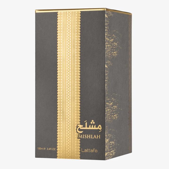 LATTAFA MISHLAH EAU DE PARFUM X 100 ML. VAP. ***La Esencia de la Elegancia Contemporánea y el Minimalismo Árabe. Un Viaje Sensorial entre la Frescura Cítrica y la Profundidad Amaderada ****