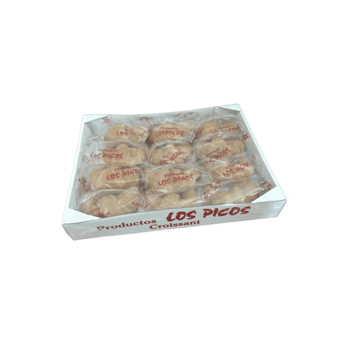 Croissant envuelto individualmente, 12ud 900 gr aprx