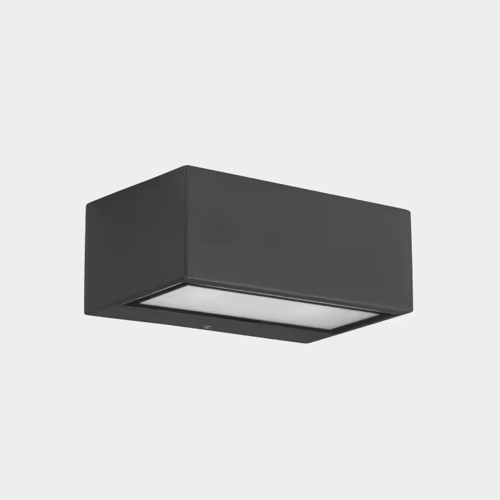 LEDS·C4 Aplique Ip66 Nemesis Aluminium 90*220Mm E27 15W Gris Urbano - 1