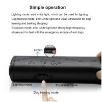 Dispositivo De Entrenamiento Para Perros Ultrasonido Doble Anti Ladrar Alta Potencia Repelente Para Perros Sin Batería - details 2