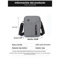 MEJORADA DL-31 Bolso Bandolera para Hombre de Poliéster – Ligero y Resistente, con Múltiples Bolsillos y Correa Ajustable – Diseño Compacto para Viajes, Trabajo y Uso Diario – Disponible en 5 Colores - details 4