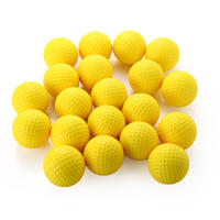 6pcs Balones De Golf Suaves PU Amarillo De 4cm Para Adultos Juguete De Alivio Del Estrés Accesorios De Práctica Interior Creativos Regalos - details 3