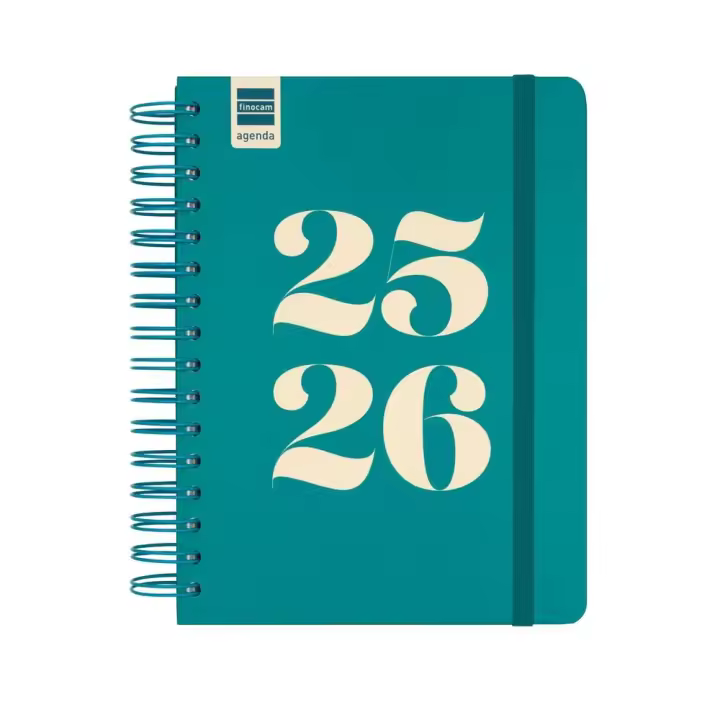 FINOCAM AGENDA ESCOLAR COSMO CUARTO DP 25-26 AQUA AGENDAS CURSO - 1