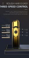 Kemei TX10 Afeitadora Eléctrica Para Hombres Recargable USB Con Pantalla LCD Trimmer De Barba Y Cabello Corte Rápido Y Seco Duración De Batería De 120 Minutos - details 5
