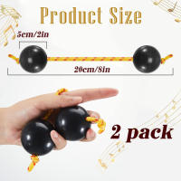 2pcs Balones Rítmicos Kashaka Portátiles Instrumento De Percusión Manual Para Niños Y Adultos Principiantes - details 6