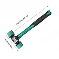Martillo De Goma Multifuncional Para Azulejos Cerámicos Martillo De Cuero Suave Herramienta Profesional Para Obreros De La Construcción - details 8