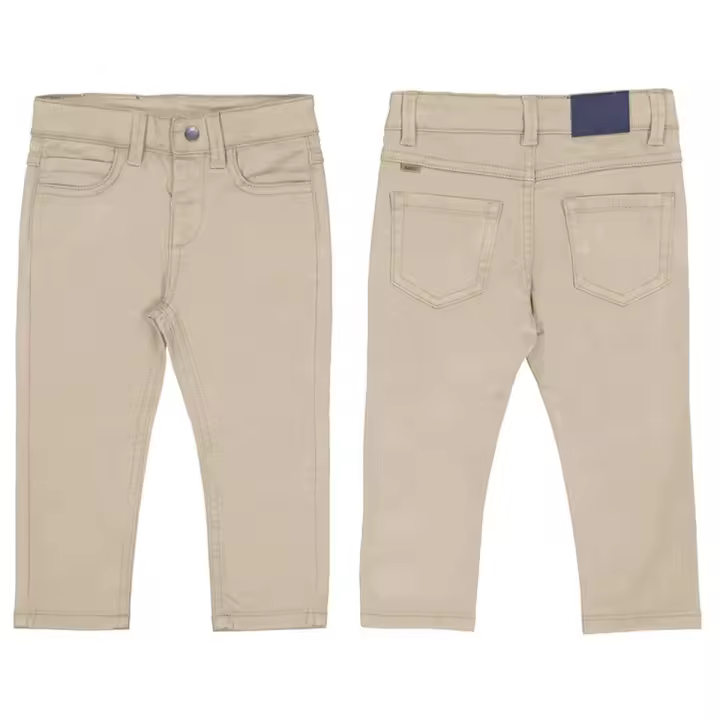 Pantalones Mayoral 563 Beige - Moda Infantil Niña - Diseño Moderno y Elegante - 1