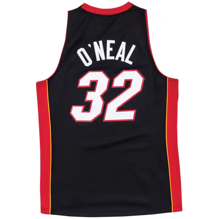 Camisetas De Tirantes Mitchell And Ness Miami Heat-Shaq O,Neal para hombre en color negro - 1