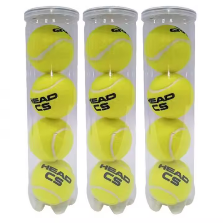 Pack de 3 Botes de 4 Pelotas HEAD CS - Buena Durabilidad - 1