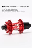 TANKE 120 Click Hub 6 Rodamientos Para Bicicleta De Montaña MTB Frente Y Trasero 28 32 36 Agujeros QR Thru-axle Disc Brake Hubs HG - details 5