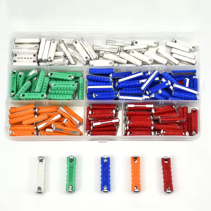 Kit de fusibles Torpedo multicolores: surtido de 200 piezas para automóviles europeos - 1