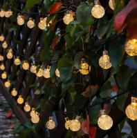 Globos De Cristal Solar Con Luces LED De 60 LED Modos De Iluminación 8 IP65 Luz De Navidad Para Decoración De Jardín Y Fiestas 1pc/2pcs - details 0