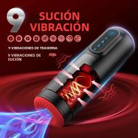 Masturbador Automático Para Hombres Con Vibración Y Calor Pantalla LCD Juguete Sexual Para Adultos Realismo De Pecho - details 9