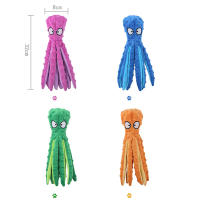 Juguete De Peluche Para Perros Octopus Con Voz Y Carcasa Juguete De Masticar Interactivo Para Limpieza De Dientes Resistente Al Masticar Para Mascotas - details 2