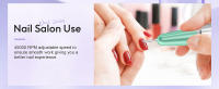 Taladro De Uñas Profesional 45000RPM Con Modo Pausa Máquina De Manicura Eléctrica Para Esmalte De Gel Y Salón De Belleza Accesorios De Taladro De Uñas - details 6