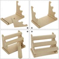 Organizador de joyas de 3 niveles para pulseras y brazaletes, expositor desmontable para relojes, collares, pendientes, diademas y ropa de cama. - details 2