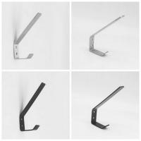 Soporte De Pared Para Casco De Motocicleta En Acero Inoxidable 1-2 Sets Con Tornillos De Montaje Soporte Múltiple Para Puerta Armario - details 1