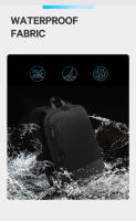 BANGE Hombro Mochila Negocios Hombre Impermeable 15.6" Laptop Fashion Clásica Viaje Moto&Biker Ligera Escalable Bolsos De Hombro - details 7