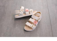 Sandalias De Verano Para Niñas Gladiador Con Flores Suaves Y Transpirables Zapatos De Playa Para Niños Cierre De Correa Antideslizantes Talla Verdadera - details 17
