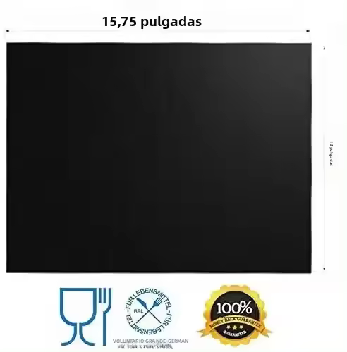 Aluminio Protector Para Horno Eléctrico Y De Gas No Pegajoso Resistente Al Calor Tapete Reutilizable Para Parrilla - 1