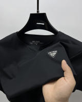 Camiseta De Manga Corta Para Hombre Marca De Alta Gama Estampada Algodón De Seda Hielo Trend Summer Casual Comodidad Top Fresco - details 13
