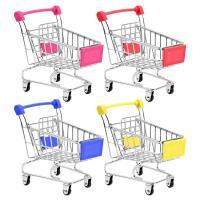 Nueva Mini Carro De Compras Creativo Para Niños Juguete De Artesanía Carro De Herramientas De Almacenamiento Soporte Para Juguetes Regalos Para Niños - details 5