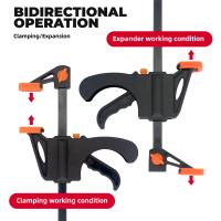 Juego De Pinzas F De Madera 4 Pulgadas 1/2/4pcs Con Libera Rápida Para Carpintería Herramienta De Bricolaje Para Mecánicos Y Artesanos - details 5