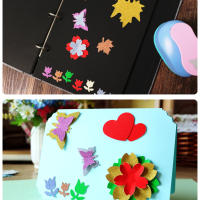 Máquina De Embossing DIY 15mm Cortadora De Agujeros Para Scrapbooking Hecho De Plástico Color Aleatorio Herramienta De Manualidades - details 5