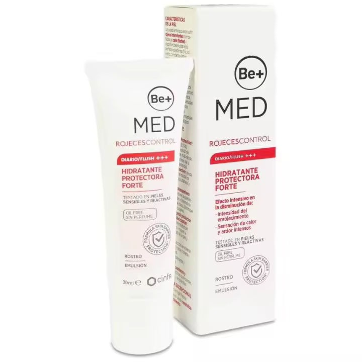Be+ Med Rojeces Control Emulsión Hidratante Protectora Forte, 30 Ml - 1