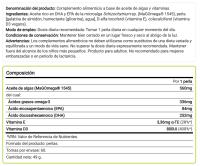 FULLGAS - Vegan Omega 3 (MaGOmega® MAG 560mg) - 60 perlas - 560mg de aceite de microalgas con 336mg de omega-3 vegano (252mg DHA y 84mg EPA). Materia prima MaGOmega® (monoglicérido natural). Libre de metales pesados. 100% vegano, sin gluten y sin lactosa. - details 6