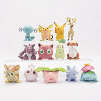 Set De 13 Figuras De Acción Pokemon 3-5cm Juguete Para Niños Y Adultos Colección De Modelos Bandai PVC - details 0
