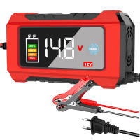 Cargador De Batería Para Coche 12V 6A Automático Con Reparación De Pulso Y Pantalla LCD Carga Inteligente Para Auto Moto Ácido Plomo - details 0