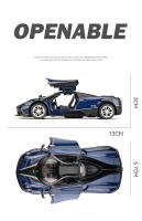 Modelo De Coche De Aleación De Metal Pagani Dragon China Rojo Escala 1:36 Juguete Coleccionable Para Niños Regalos De Juguete - details 4