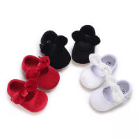 Zapatos De Princesa Para Bebé Niña En Lace Blanca Mocasines Con Lazo Y Borde Antideslizante De Goma Primera Calzado Para Caminar - details 123