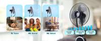 Aigostar Ventilador de Pie Oscilante con Nebulizador de Agua y Función Ionizador de Aire - details 1