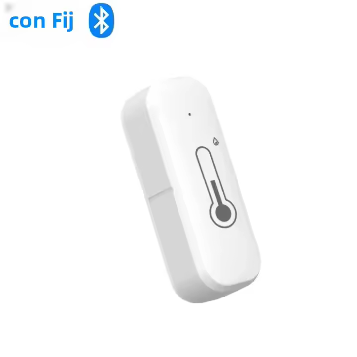 Sensor Inteligente De Temperatura Y Humedad Tuya Wifi Para Interior Compatible Con Smart Life APP Y Alexa Google Home Batería Recargable - 1