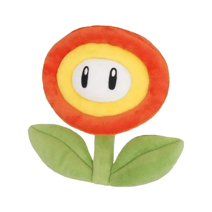Peluche 18 Cm Fire Flower Super Mario - 1