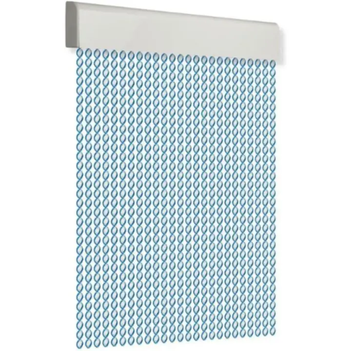 TODOBIEN STORE - Cortina antimoscas Puerta Exterior - Cortina Espiral Puerta Exterior o Interior - PVC, Impermeable,2,1Al. x 0,9An. metros - 1