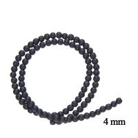 Cuentas De Piedra Naturales Mate Negras Redondas Para Creación De Joyería DIY Accesorios Para Pulseras 4/6/8/10/12 MM - details 6