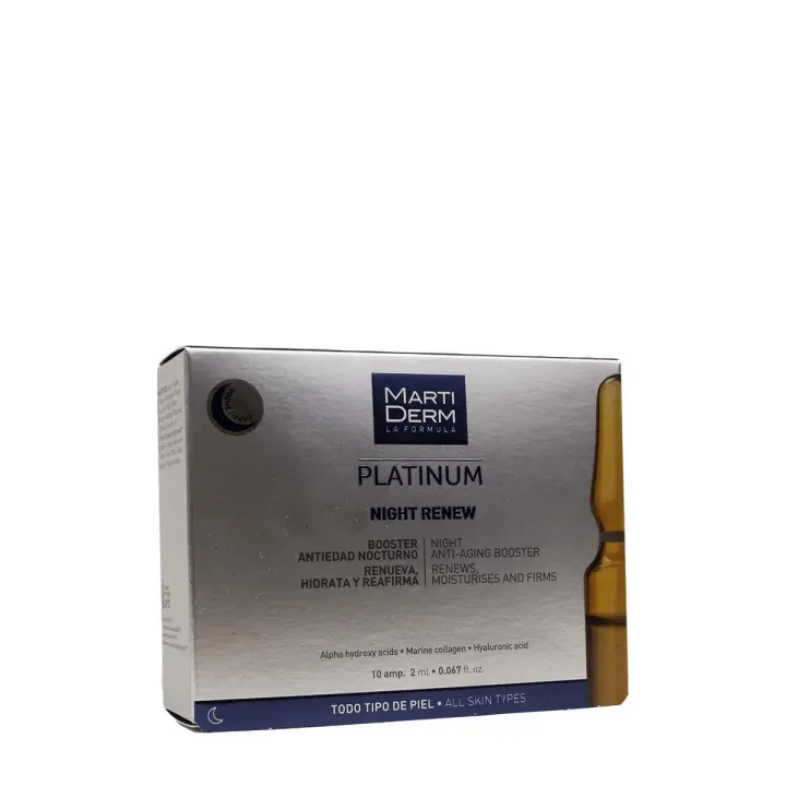 Martiderm platinum night renew 10 ampollas - 1