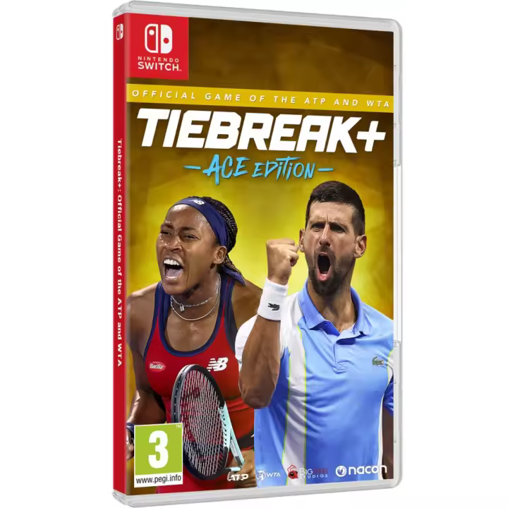 TIEBREAK: JUEGO OFICIAL DE LA ATP Y WTA SWITCH  JUEGO FÍSICO PARA NINTENDO SWITCH VERSIÓN ESPAÑOLA GARANTÍA EUROPEA EU     VERSIÓN ESPAÑOLA GARANTÍA EU - 1