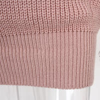 Vestido De Lana Gruesa Para Mujer Estilo Casual Cuello Abierto Manga Larga Color Sólido Diseño Suelto Mini Vestido De Otoño Invierno - details 25